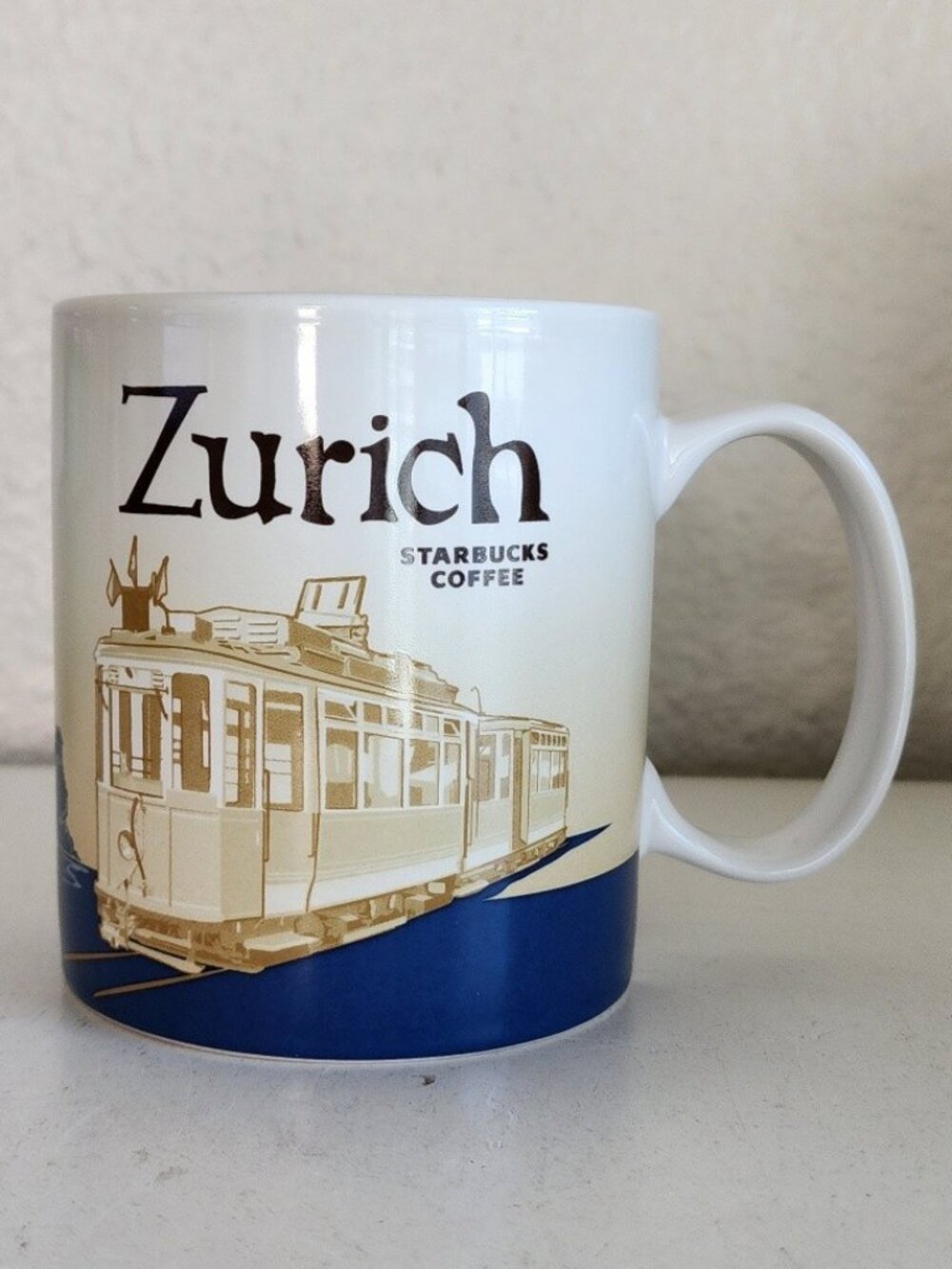 Starbucks ZURICH Mug Global Icon Collector Series 16oz/Minty 2013 Coffee Mug